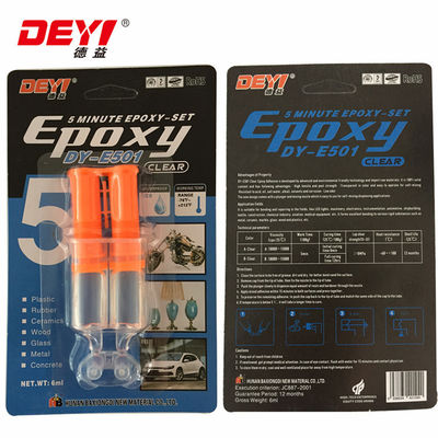 5-Minute Curing Crystal Epoxy Resin Adhesive ISO9001 Sertifikasi dan Transparan Finish