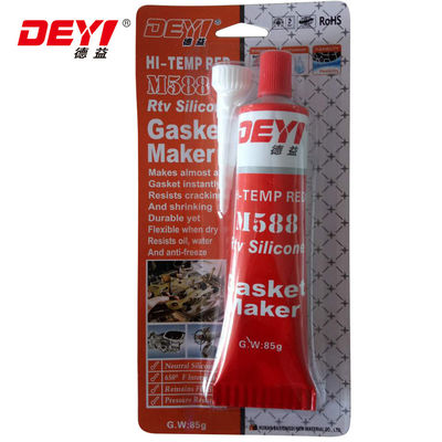 Pembuat Gasket Silikon RTV Bersuhu Tinggi Warna Biru Mudah Digunakan Dan Pemasangan yang awet