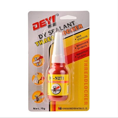 Lem Cairan Untuk Suhu Tinggi Merah Botol Kecil Pipa Sealant Thread Locking Adhesive