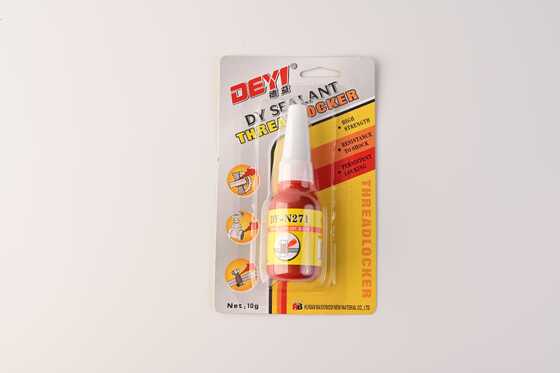 DEYI DY-N271 High Strength Anaerobic Thread Locking Adhesive. Anti-Vibration & Leak-Proof Glue untuk Produsen Bolts Industri