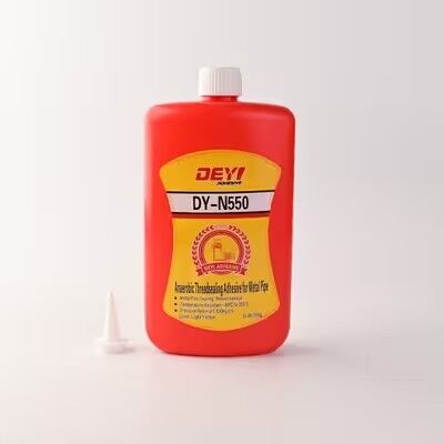 DEYI DY-N550 High Temperature & Oil Resistant Pipe Thread Sealant. Produsen lem pengganti gasket anaerobik.