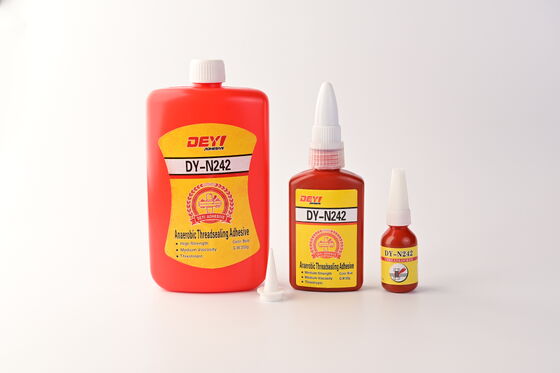 DEYI DY-N242 Blue Medium Strength Threadlocker - Adhesive Anaerobik untuk M6-M36 Screw Locking & Sealing