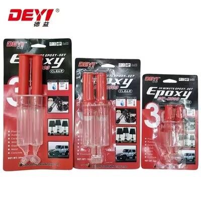 30-Minut Fast Curing Clear Two-Part Epoxy Putty Resin Adhesive High Strength Non-Shrink Untuk Perbaikan Bahan Konstruksi