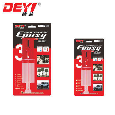 30-Minut Fast Curing Clear Injectable Epoxy AB Glue High Strength Waterproof Resin Adhesive Untuk Perbaikan Lampu LED