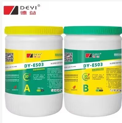 Transparan Potting Epoxy Resin Kekuatan Tinggi Tahan Panas Perekat Untuk Komponen Motor Magnet Encapsulation