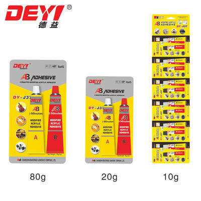5 Min Lem Akrilik AB yang Dimodifikasi Epoxy Resin AB Lem Perekat