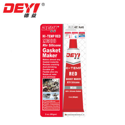 RTV Pengecatan silikon suhu tinggi M588 Pembuat gasket tahan panas
