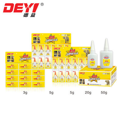 15-20 detik Waktu penyembuhan awal 502 Super Glue