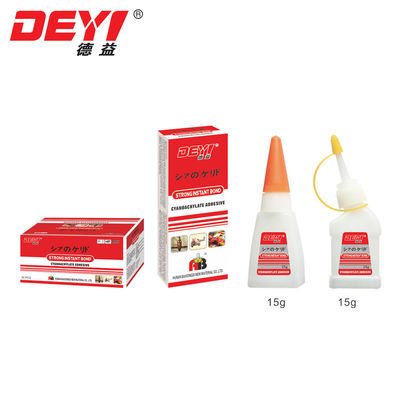 5-7 detik Waktu penyembuhan awal Lem instan yang kuat 15g/ botol