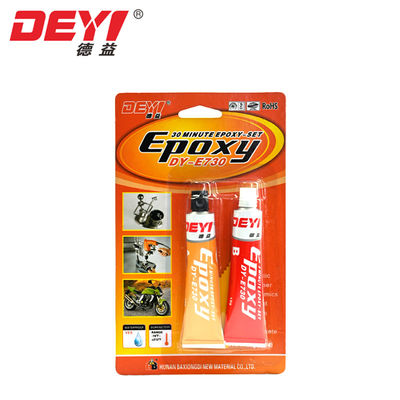 30 menit resin perekat Epoxy AB lem 2 Komponen Hitam Dan Rasio Putih 1:1