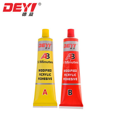 5 Min Lem Akrilik AB yang Dimodifikasi Epoxy Resin AB Lem Perekat