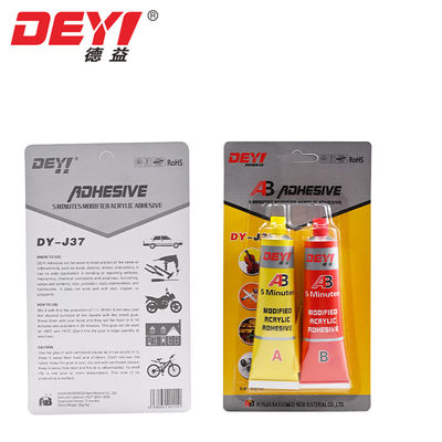 5 Min Lem Akrilik AB yang Dimodifikasi Epoxy Resin AB Lem Perekat