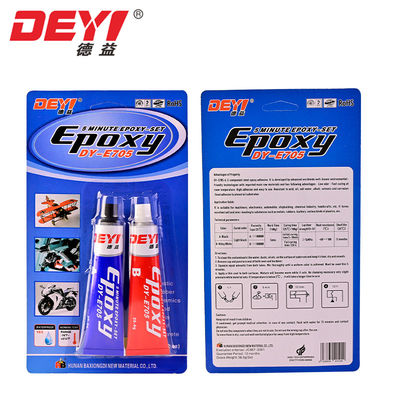 5 Menit Perekat Epoxy Pengering Cepat Gel Hitam Dan Putih Untuk Mesin Listrik