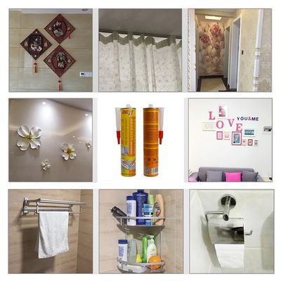 Senyawa perekat logam dapur dan kamar mandi SBS Rumah tangga kuku bebas lem untuk ikatan yang kuat