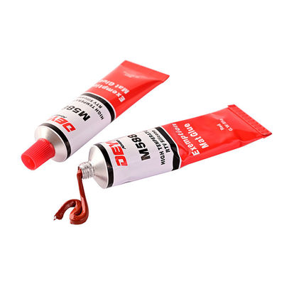 M588 Pembuat Gasket RTV Neutral Suhu Tinggi Dalam Merah Untuk Penyegelan Industri