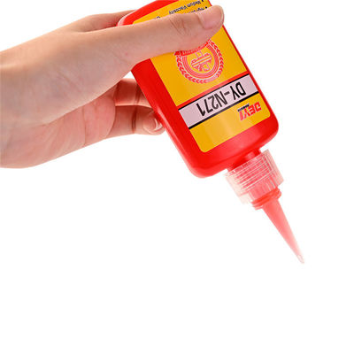 Threadlocker Pegang Anaerobik Kekuatan Tinggi Merah Untuk Pemasangan Industri