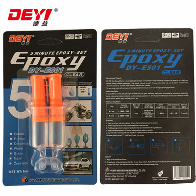 5MINS Perekat resin epoksi bening untuk kerajinan tangan Kuat dan tahan lama CAS No. 61788-97-4