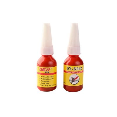 12 Bulan Shelf Life Metakrilat Kekuatan Sedeng Katup Sudut Anaerobik Adhesive Threadlocker Biru
