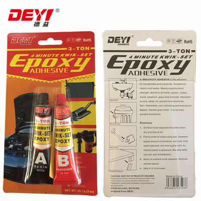 Kekuatan pemotongan 20 Mpa Dy-E705 Resin perekat epoxy baja untuk ikatan cepat dan kuat