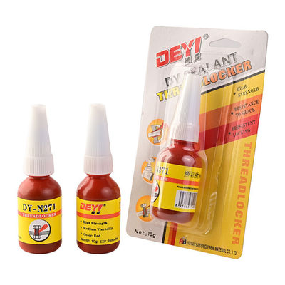 Lem Cairan Untuk Suhu Tinggi Merah Botol Kecil Pipa Sealant Thread Locking Adhesive