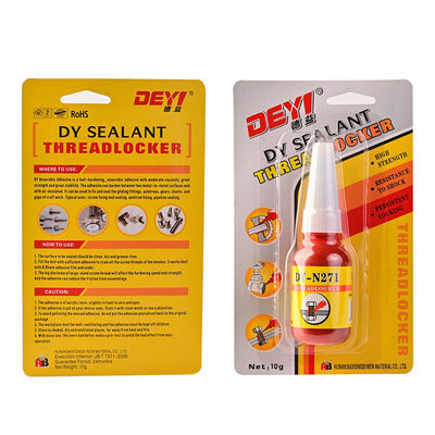 Lem Cairan Untuk Suhu Tinggi Merah Botol Kecil Pipa Sealant Thread Locking Adhesive