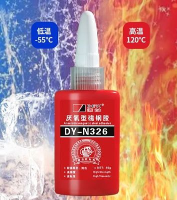 Warna Kuning Baja Magnetik Anaerobik Threadlocking Adhesive Dengan Ikatan Kuat
