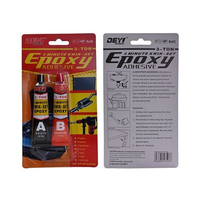 Super Kuat Epoxy Resin Perekat Untuk Kesehatan Las Logam Tidak beracun AB Epoxy Glue