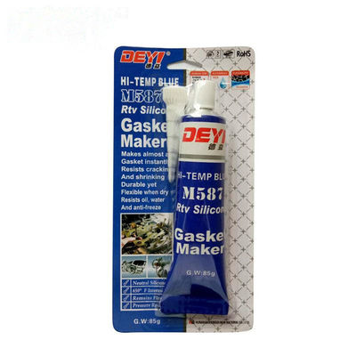 85g RTV Silicone Gasket Adhesive For Tube Pack Asam Biru Sealant 12 Bulan Masa Pelayaran
