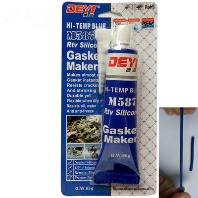 85g RTV Silicone Gasket Adhesive For Tube Pack Asam Biru Sealant 12 Bulan Masa Pelayaran