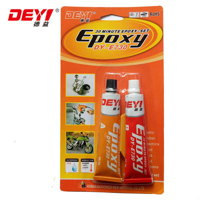 RoHS Sertifikasi Epoxy Adhesive Untuk Hardware Dan Sepeda Motor Full Curing Time Of 24 Jam