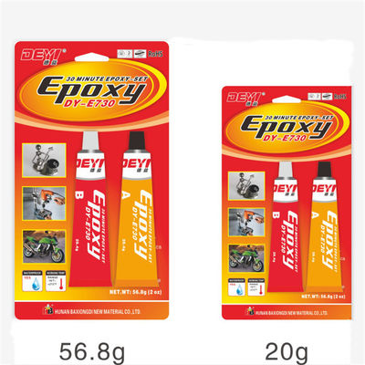 RoHS Sertifikasi Epoxy Adhesive Untuk Hardware Dan Sepeda Motor Full Curing Time Of 24 Jam