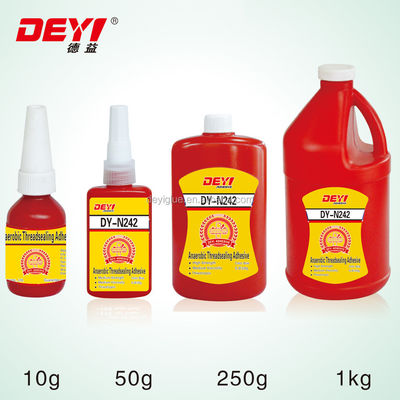 Medium Strength Self Locking N242 Screw Thread Locking Glue Untuk Pemegang Benang Logam
