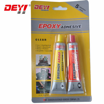Bahan baku utama Epoxy 5 Minute Transparent Epoxy Resin Adhesive Untuk Pengerjaan Kayu