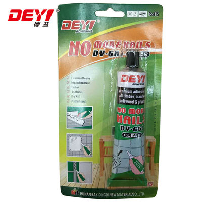 Konstruksi kuku bebas kuku cair perekat untuk kayu dan papan MDF