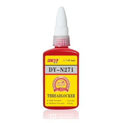 24 Jam Waktu Pengeringan Penuh N271 Kekuatan Tinggi Anerobik Adhesive Thread Lock Sealant