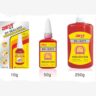 24 Jam Waktu Pengeringan Penuh N271 Kekuatan Tinggi Anerobik Adhesive Thread Lock Sealant