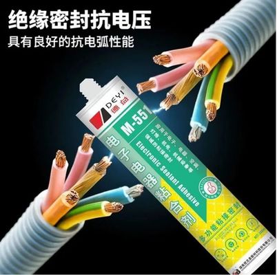 Hitam dan bening PVC Elektronik Sealant Adhesive Profesional Kelas