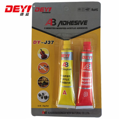 12 Bulan Garansi Periode 20g 80g Tabung Akrilik Ab Lem Untuk Perbaikan Metal Quick Set