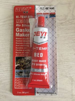 RTV Silicone Sealant Suhu Tinggi Untuk Pembuat Gasket Merah Di Industri Transportasi