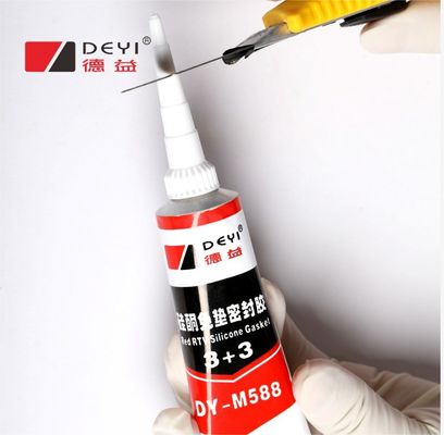 RTV Silicone Sealant Suhu Tinggi Untuk Pembuat Gasket Merah Di Industri Transportasi