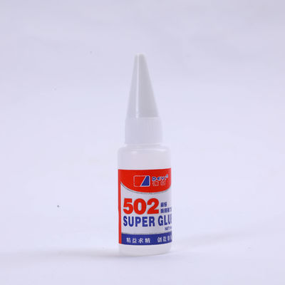 Instant Adhesion Solutions Clear 502 Super Glue ISO SGS ROHS MSDS Sertifikasi Perekat