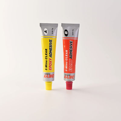 Tahan suhu tinggi Epoxy Clear AB Adhesive 1 1 Rasio 5 Min Kekuatan Ikatan Kering