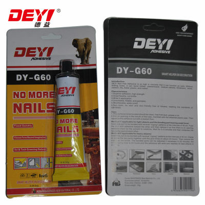 Kayu Semen Neoprene Keramik Tile kuku bebas perekat tahan air