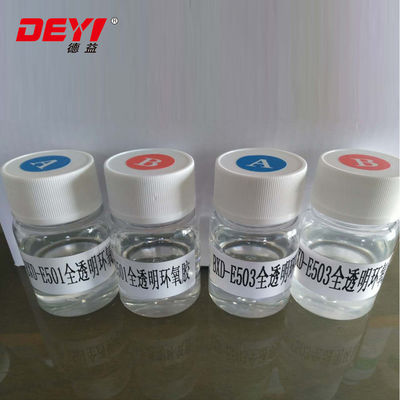 Konstruksi Dua Bagian Epoxy Resin Lem Untuk Mesin Dan Injeksi Paste transparan