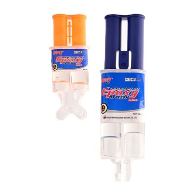 Lem Syringe Epoxy AB 24ml Lem Tahan Minyak Tahan Asam Perekat Epoxy Dua Komponen