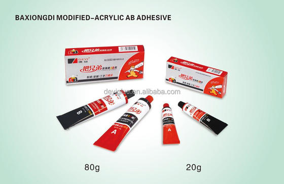 DEYI Classic Modified Acrylic AB Adhesive untuk Bonding Metal dan Plastik dengan 5 Menit initial curing