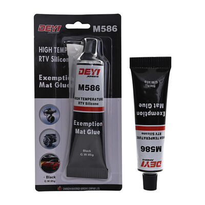 85g Black Acid Resistant Silicone Sealant Gasket Maker dengan ketahanan suhu 320°C pada harga pabrik