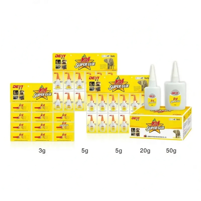 Rapid Cure 502 Super Glue dengan waktu penyembuhan awal 15 sampai 20 detik dan umur simpan 12 bulan memastikan kuat dan ikatan