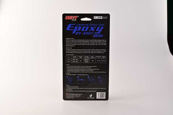 Perekat Epoxy Dua Bagian. Perekat AB Kekuatan Tinggi untuk Logam, Plastik, Kayu & Keramik.