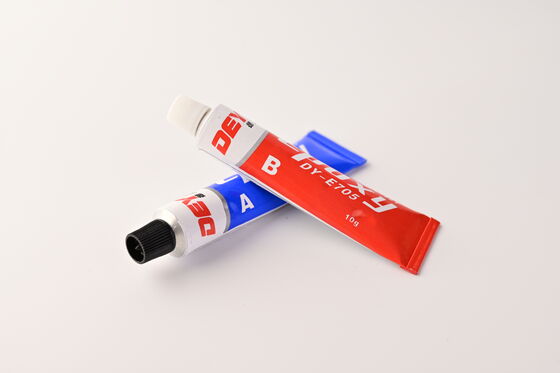 Perekat Epoxy AB yang cepat mengeraskan. Perekat tahan air dan tahan kimia 2 bagian untuk ikatan logam, plastik dan karet.